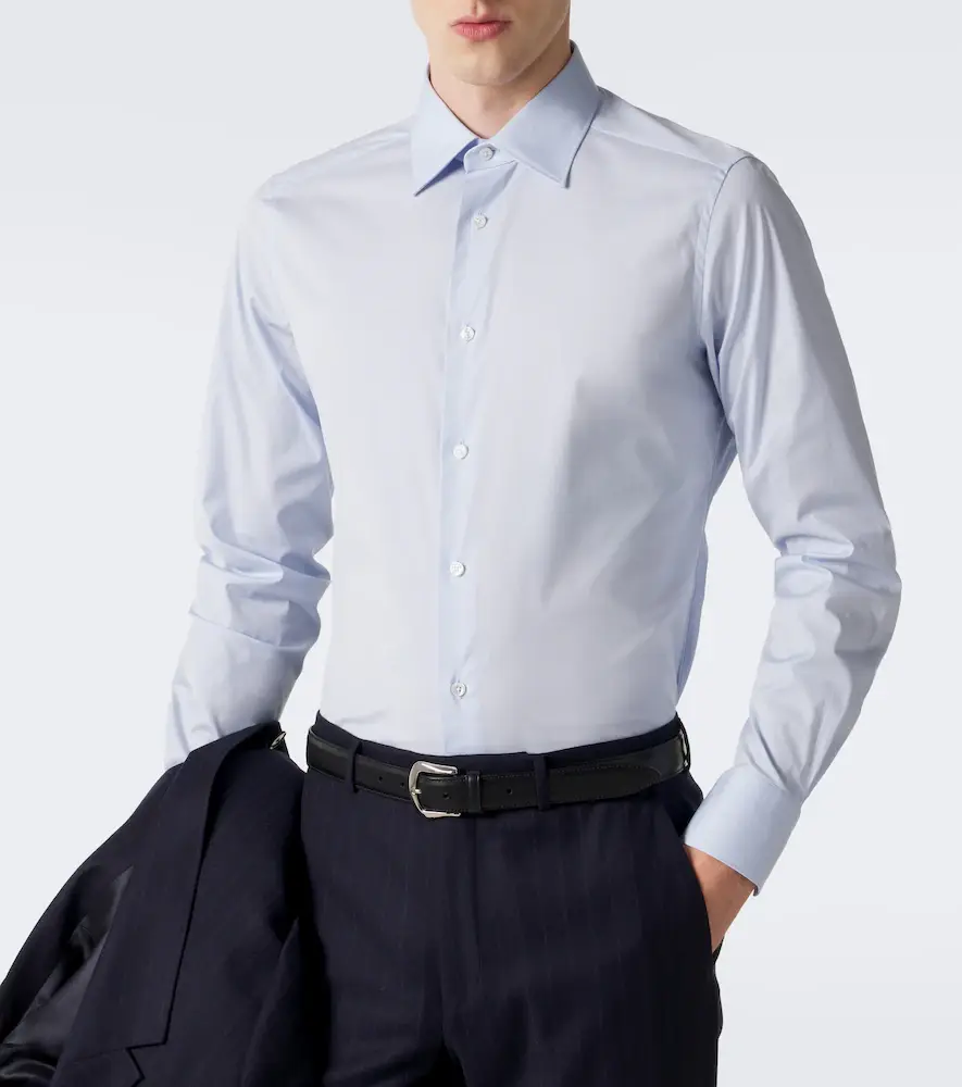 Zegna Cotton-blend poplin shirt | Thumbnail 7 Zegna Cotton-blend poplin shirt | Thumbnail 7