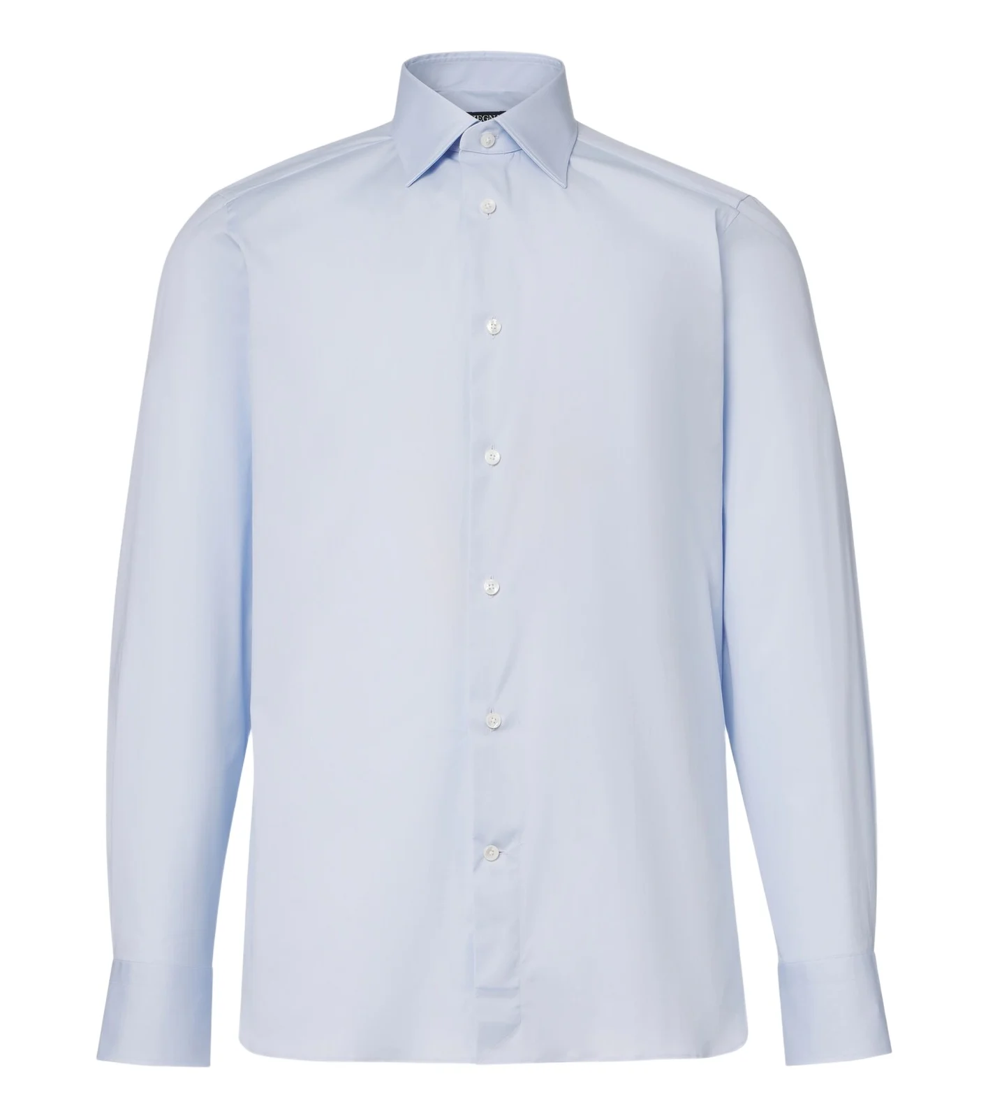Zegna Cotton-blend poplin shirt