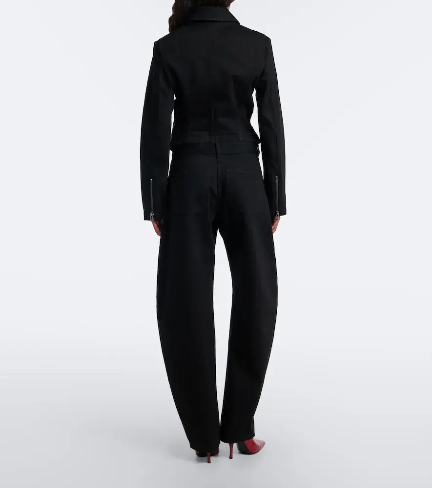 Alaïa Alaïa High-rise barrel-leg jeans | Thumbnail 3