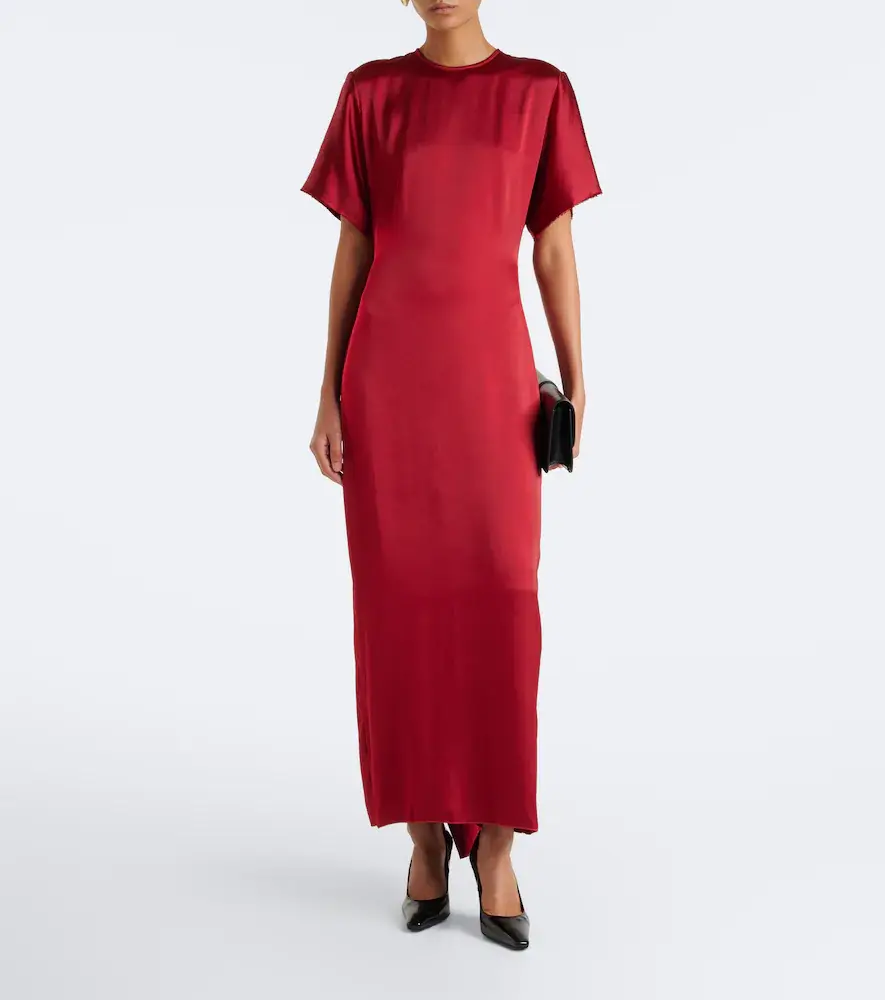 FFORME Imogen gathered satin maxi dress | Thumbnail 2 FFORME Imogen gathered satin maxi dress | Thumbnail 2