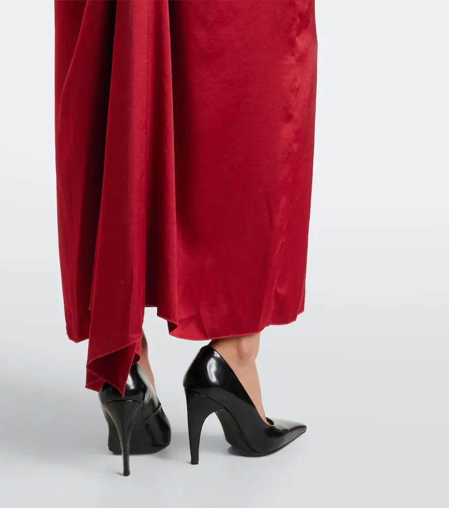 FFORME Imogen gathered satin maxi dress | Thumbnail 3 FFORME Imogen gathered satin maxi dress | Thumbnail 3