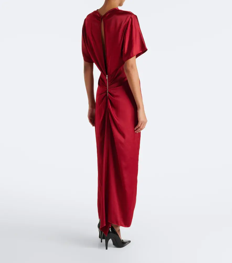FFORME Imogen gathered satin maxi dress | Thumbnail 5 FFORME Imogen gathered satin maxi dress | Thumbnail 5