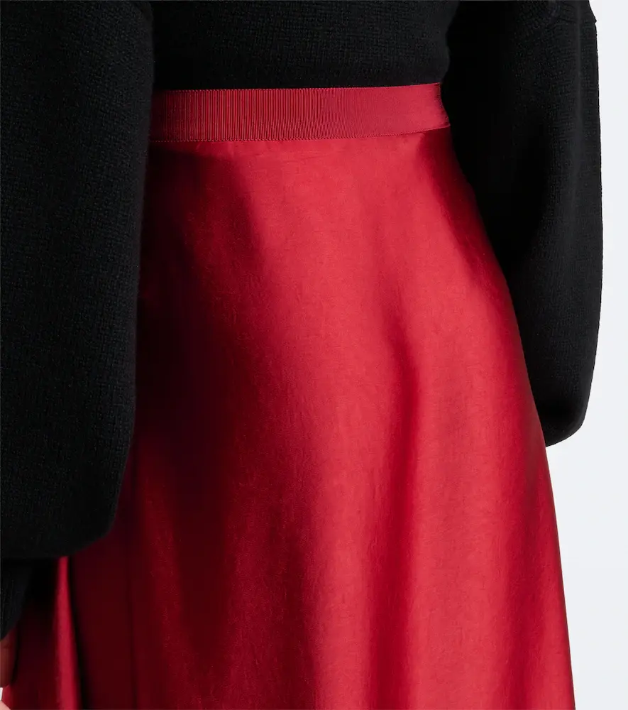 FFORME Carina asymmetric satin maxi skirt | Thumbnail 4 FFORME Carina asymmetric satin maxi skirt | Thumbnail 4