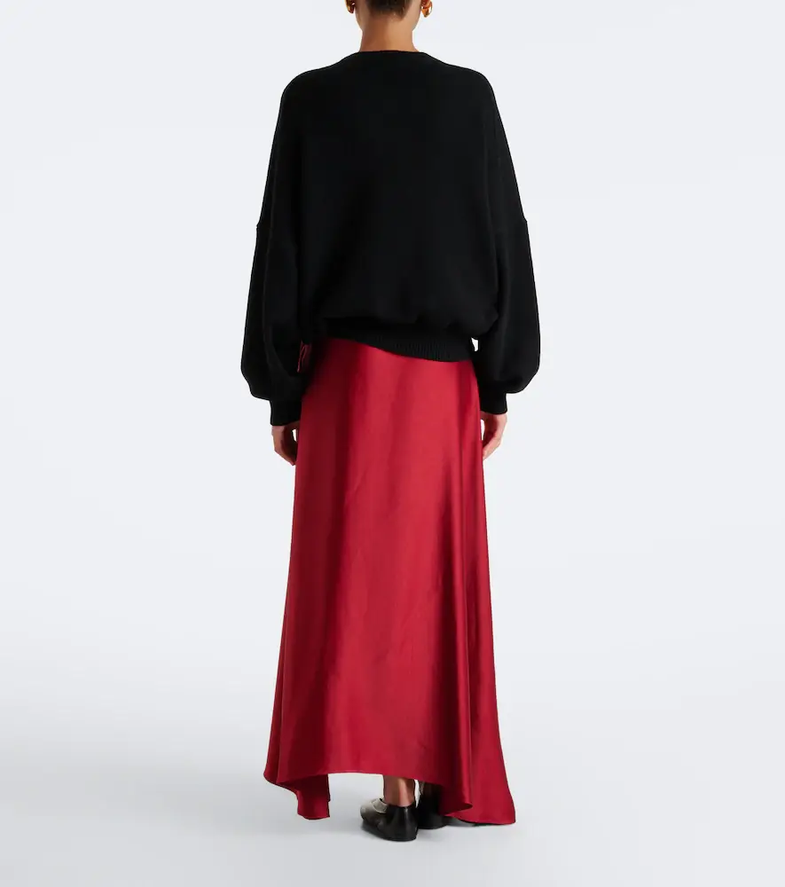 FFORME Carina asymmetric satin maxi skirt | Thumbnail 6 FFORME Carina asymmetric satin maxi skirt | Thumbnail 6