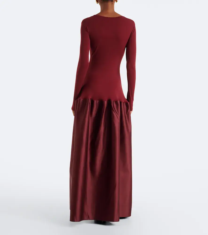 FFORME Catrin jersey and duchesse satin maxi dress | Thumbnail 4 FFORME Catrin jersey and duchesse satin maxi dress | Thumbnail 4