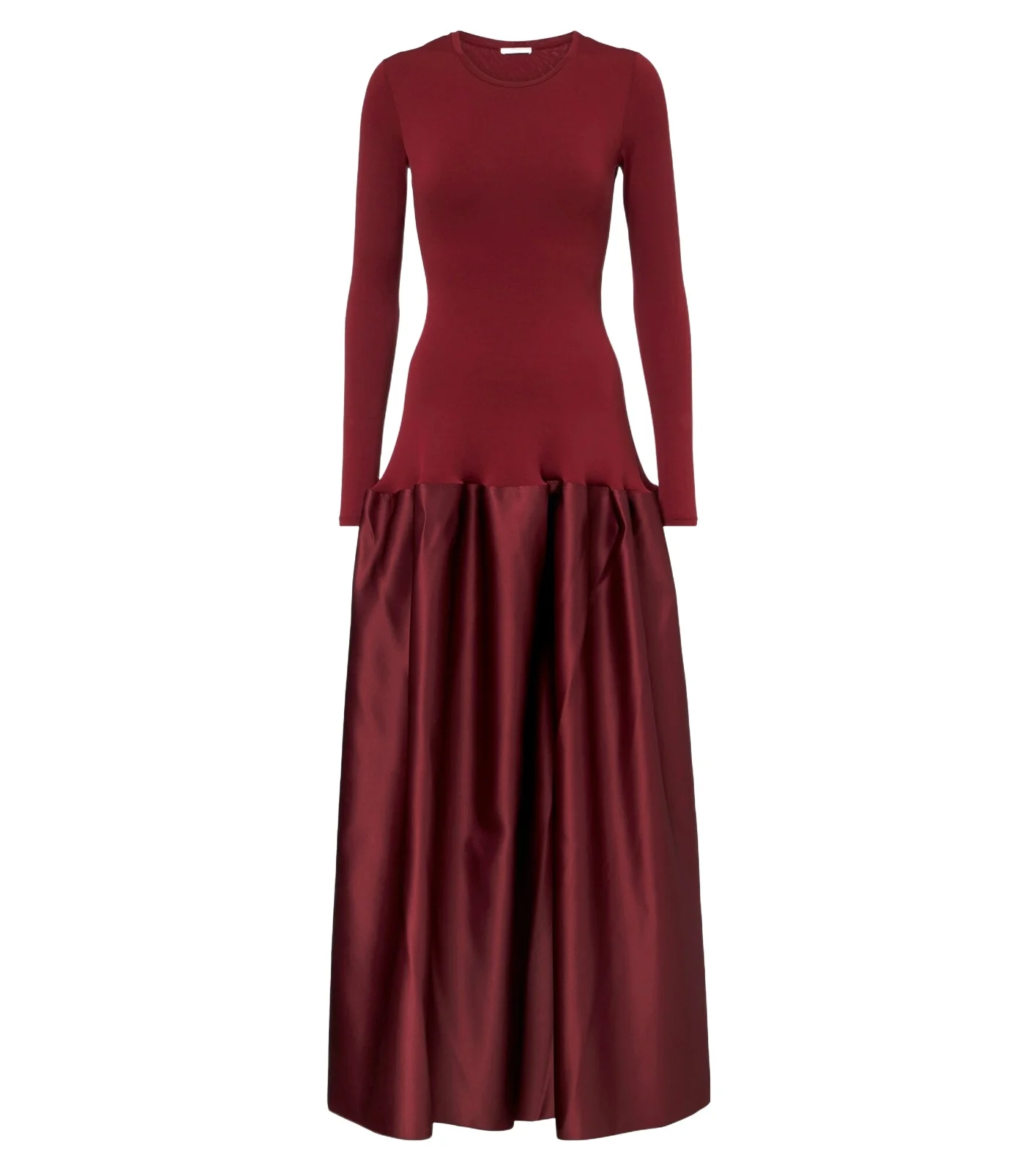 Catrin jersey and duchesse satin maxi dress Catrin jersey and duchesse satin maxi dress