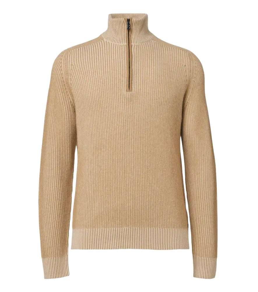 Bogner Dwayne wool and cashmere half-zip sweater