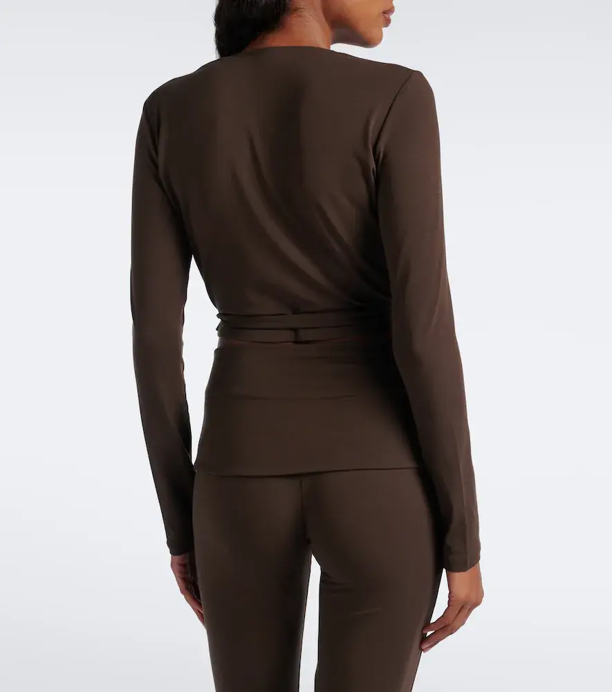 NORBA Jersey wrap top | Thumbnail 4 NORBA Jersey wrap top | Thumbnail 4