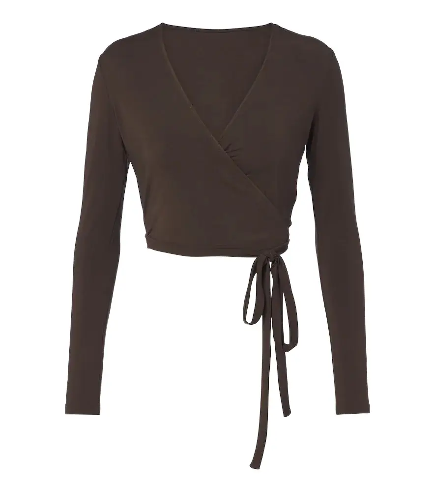 NORBA Jersey wrap top