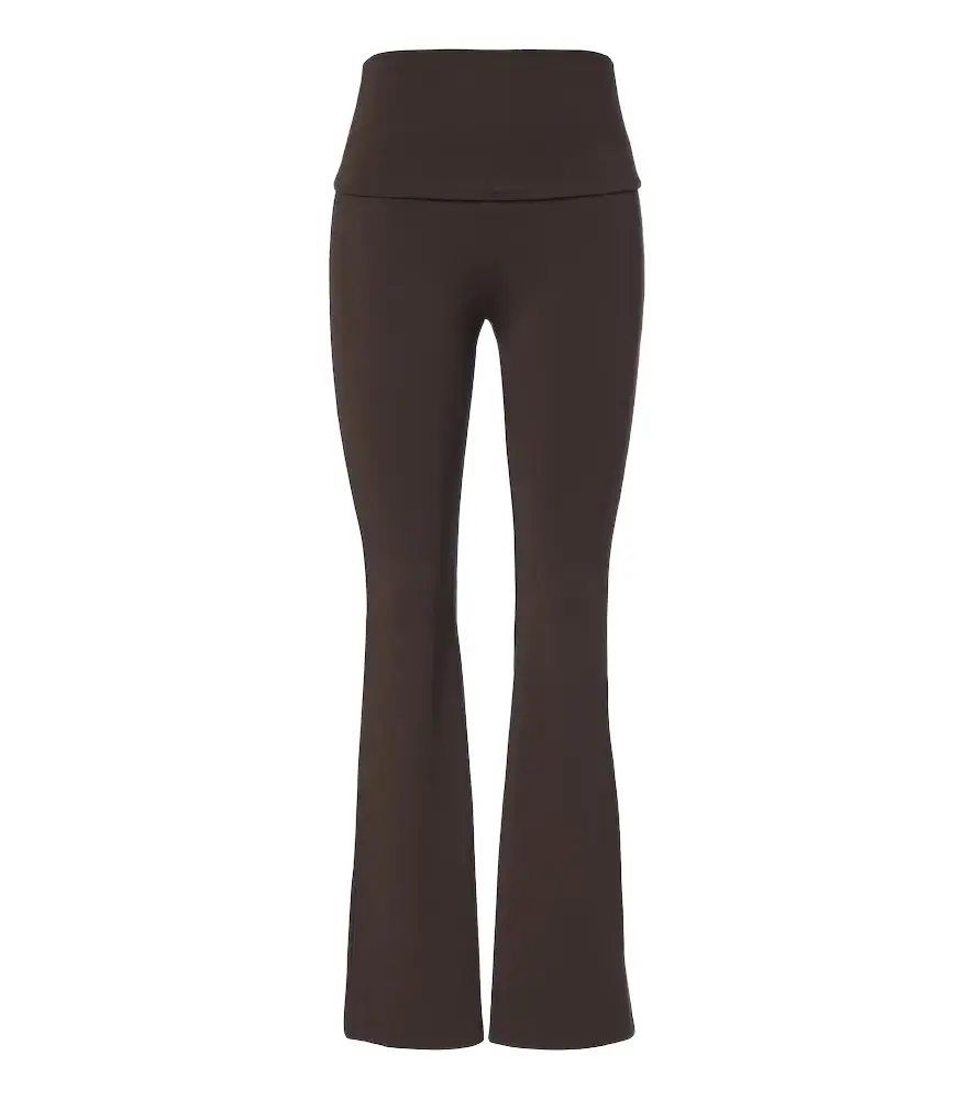 NORBA Foldover flared leggings