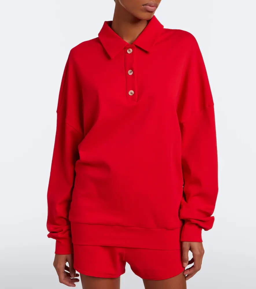 NORBA Julia cotton jersey polo sweatshirt | Thumbnail 2 NORBA Julia cotton jersey polo sweatshirt | Thumbnail 2