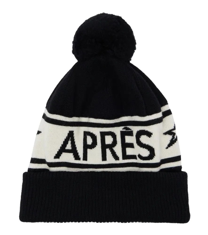 Perfect Moment Schild intarsia wool beanie