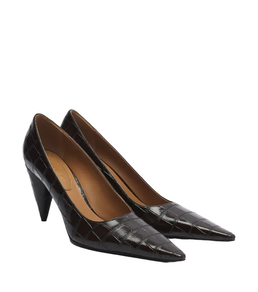 Stella McCartney Croc-effect pumps