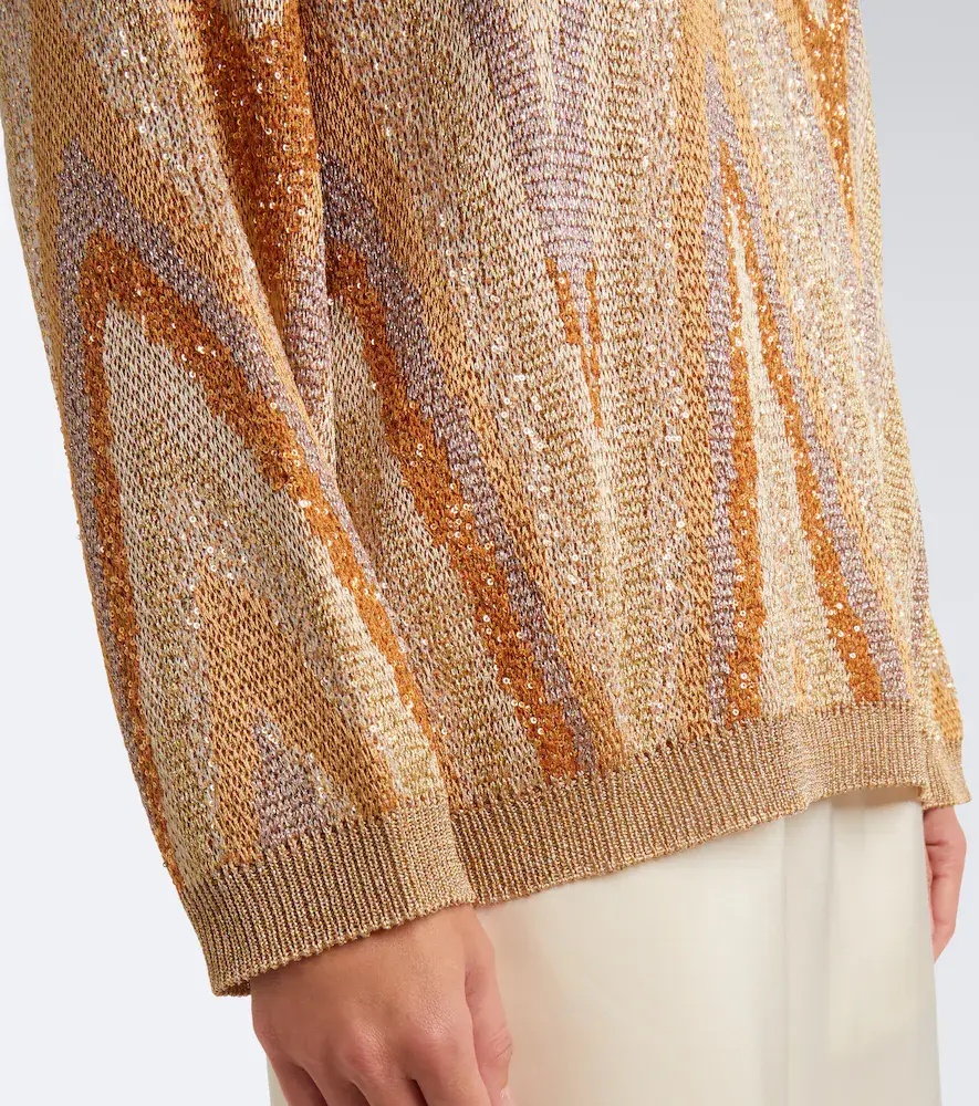 Missoni Zigzag sequined lamé sweater | Thumbnail 4 Missoni Zigzag sequined lamé sweater | Thumbnail 4