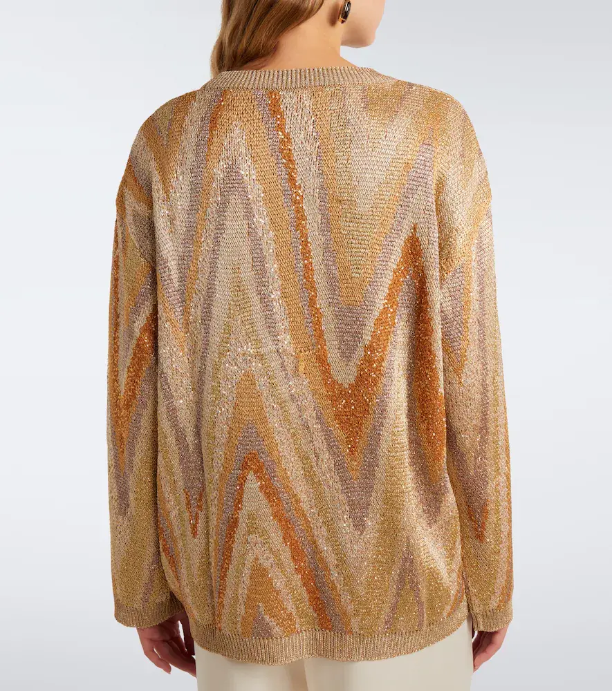 Missoni Zigzag sequined lamé sweater | Thumbnail 5 Missoni Zigzag sequined lamé sweater | Thumbnail 5