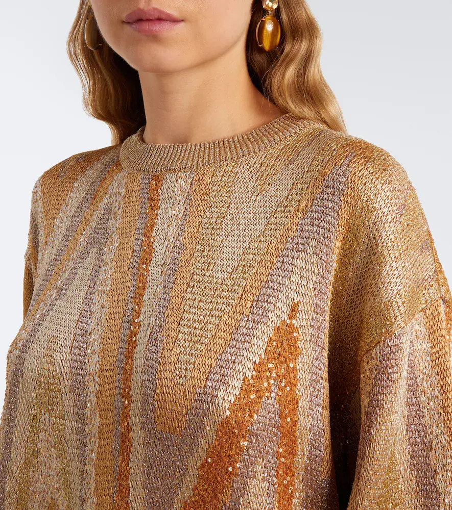 Missoni Zigzag sequined lamé sweater | Thumbnail 6 Missoni Zigzag sequined lamé sweater | Thumbnail 6