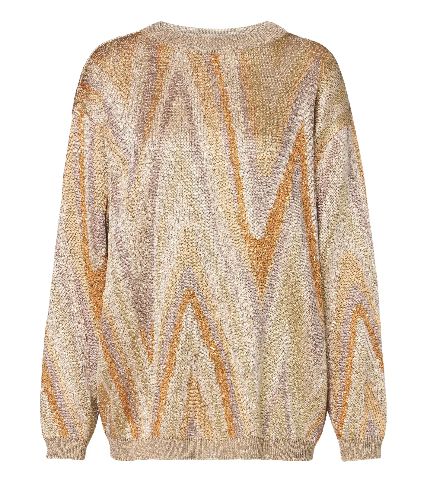 Missoni Zigzag sequined lamé sweater