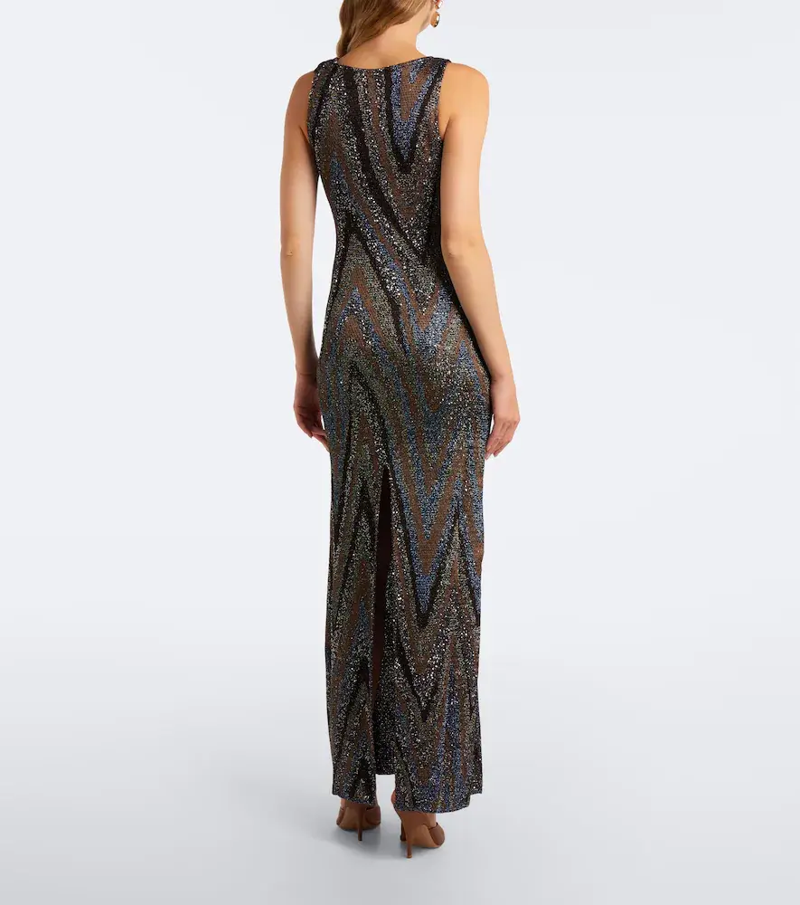 Missoni Zigzag sequined lamé maxi dress | Thumbnail 5 Missoni Zigzag sequined lamé maxi dress | Thumbnail 5