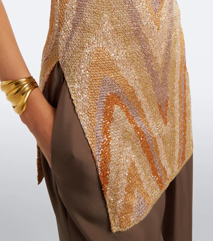 Missoni Zigzag sequined lamé top | Thumbnail 3 Missoni Zigzag sequined lamé top | Thumbnail 3
