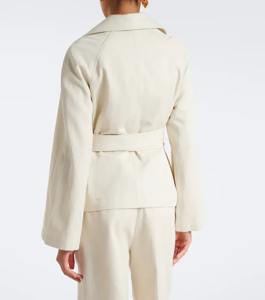 Joseph Leda belted cotton and linen twill jacket | Thumbnail 6 Joseph Leda belted cotton and linen twill jacket | Thumbnail 6