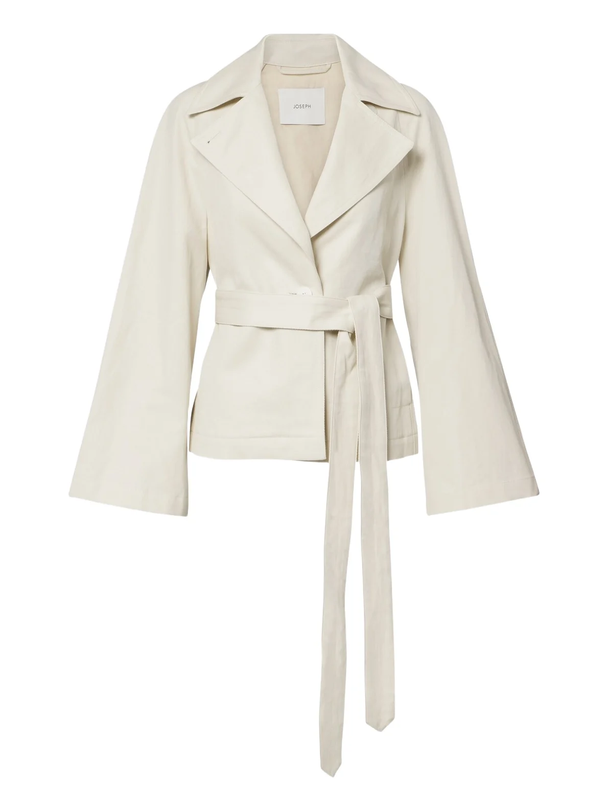 Joseph Leda belted cotton and linen twill jacket
