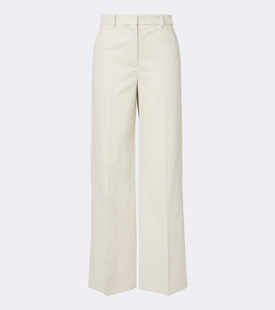 Joseph Mitae cotton and linen twill straight pants