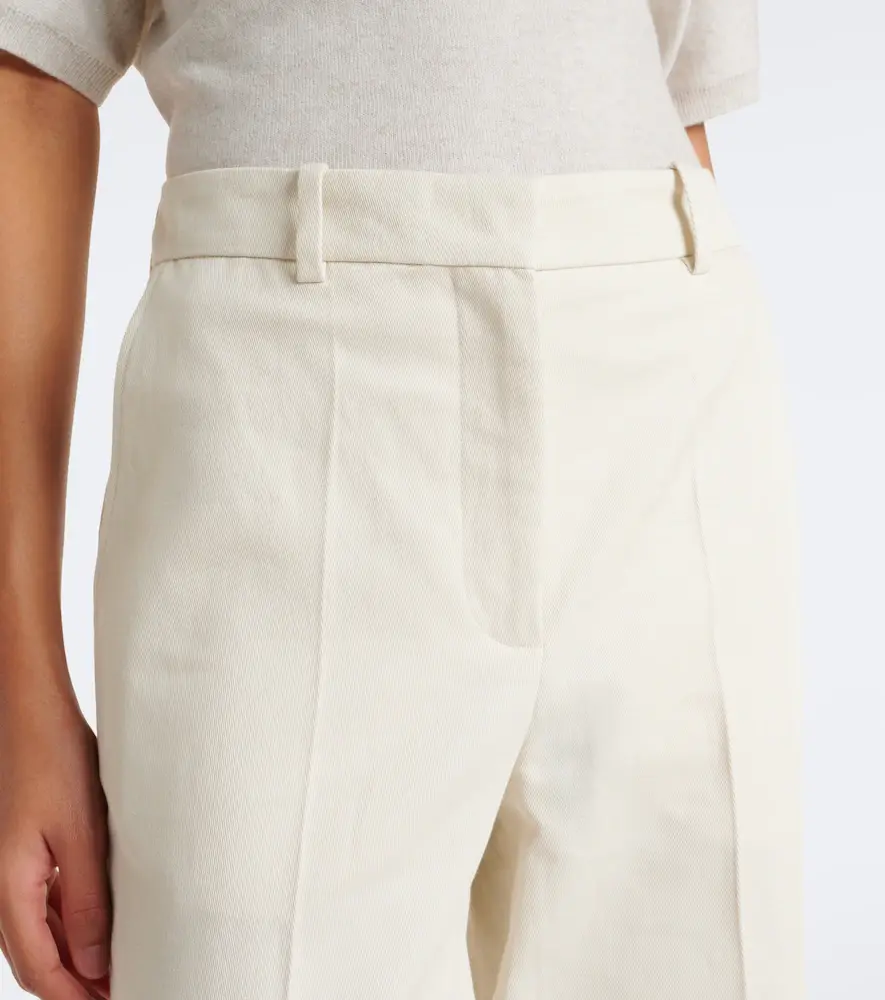 Joseph Mitae cotton and linen twill straight pants | Thumbnail 4 Joseph Mitae cotton and linen twill straight pants | Thumbnail 4