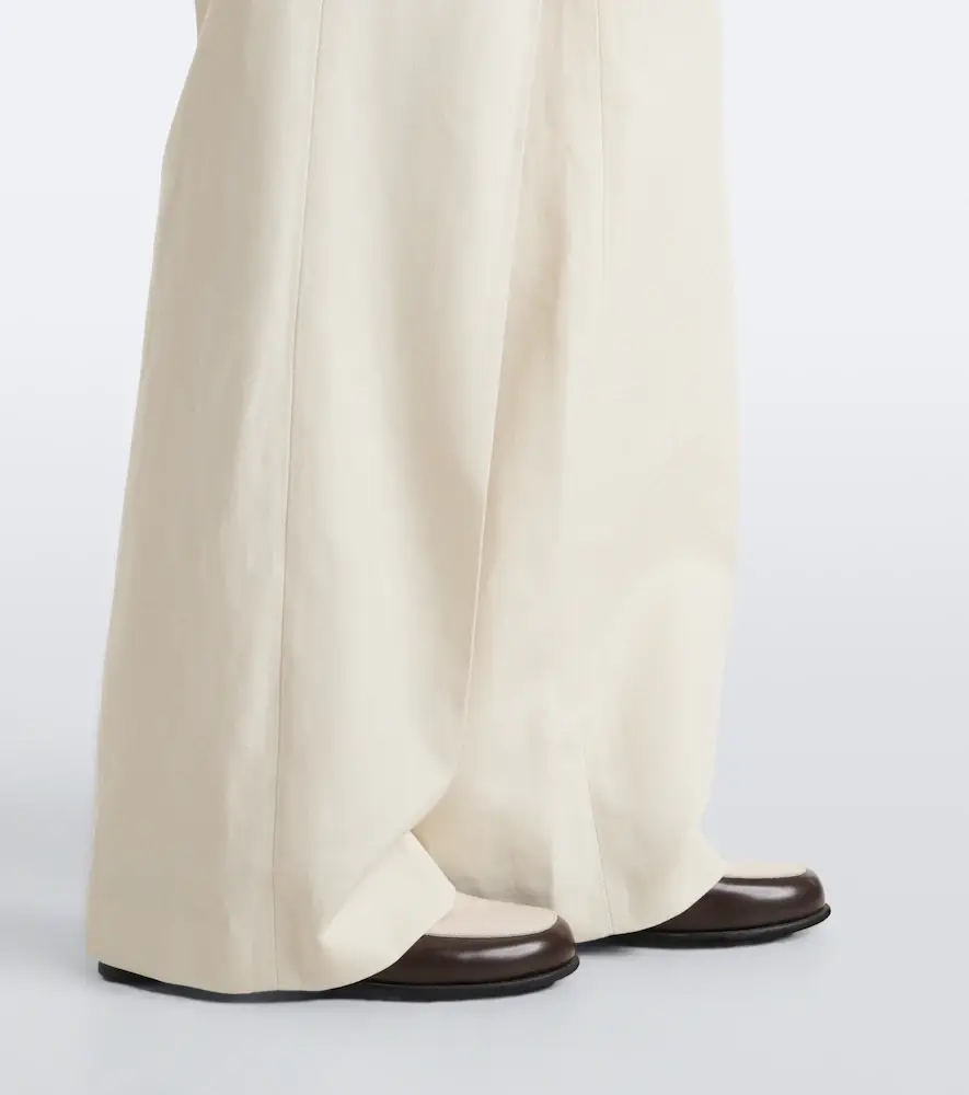 Joseph Mitae cotton and linen twill straight pants | Thumbnail 6 Joseph Mitae cotton and linen twill straight pants | Thumbnail 6