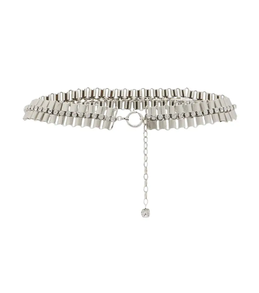 Herese embellished chain belt Herese embellished chain belt