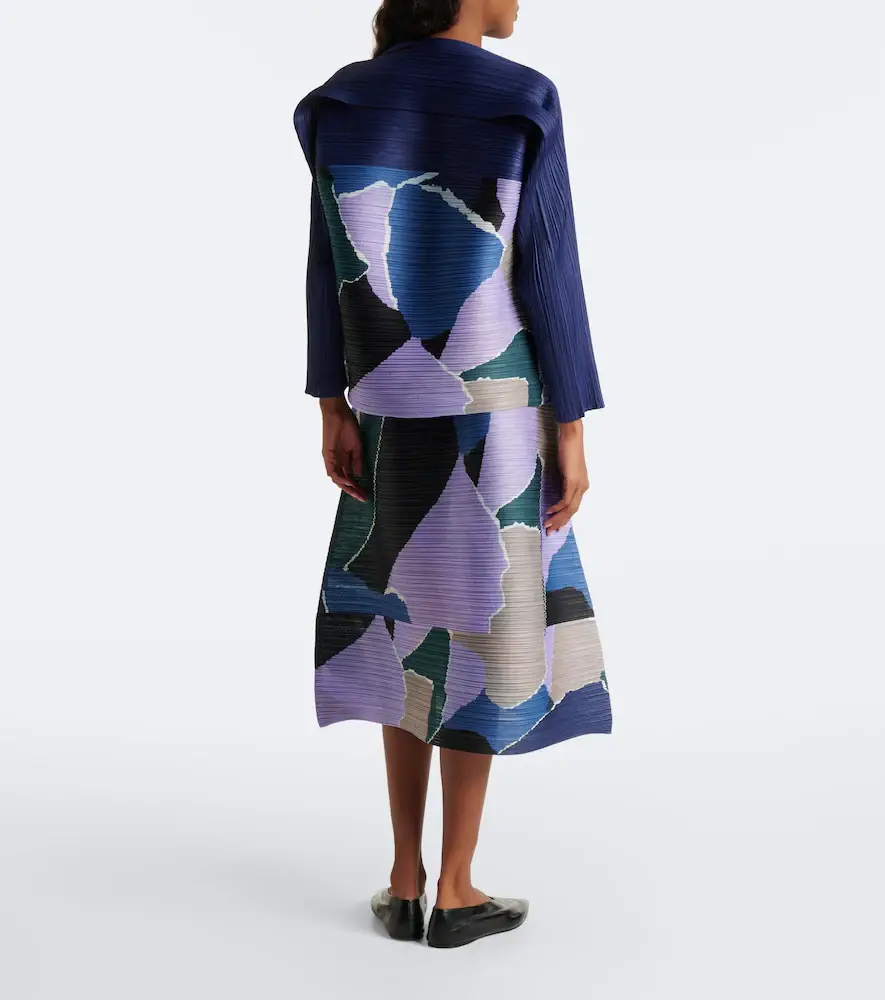 Pleats Please Issey Miyake Surprise! pleated printed midi skirt | Thumbnail 2