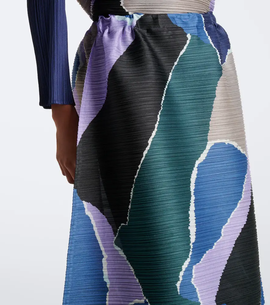 Pleats Please Issey Miyake Surprise! pleated printed midi skirt | Thumbnail 4