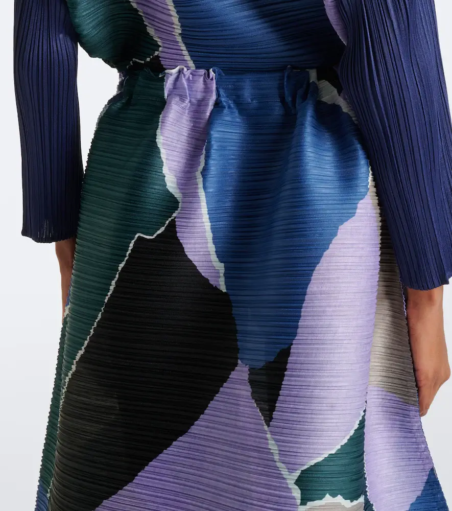 Pleats Please Issey Miyake Surprise! pleated printed midi skirt | Thumbnail 5