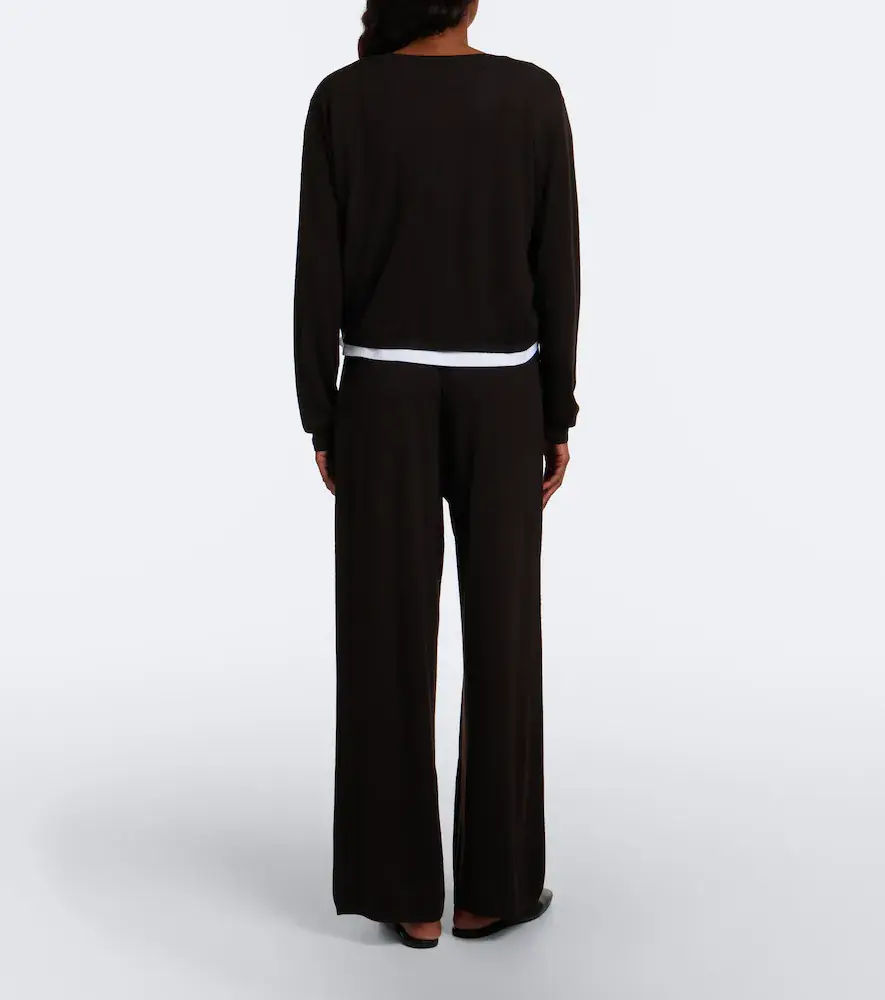 LESET James wool wide-leg pants | Thumbnail 4 LESET James wool wide-leg pants | Thumbnail 4