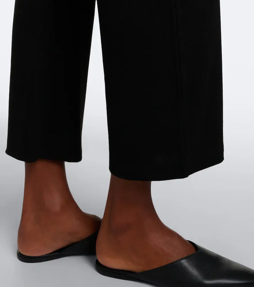 LESET Lauren cropped jersey flared pants | Thumbnail 6 LESET Lauren cropped jersey flared pants | Thumbnail 6