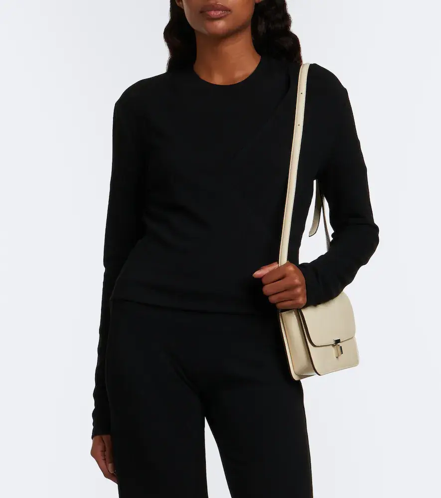 LESET Lauren jersey wrap top | Thumbnail 4 LESET Lauren jersey wrap top | Thumbnail 4