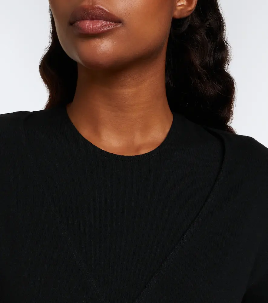 LESET Lauren jersey wrap top | Thumbnail 5 LESET Lauren jersey wrap top | Thumbnail 5