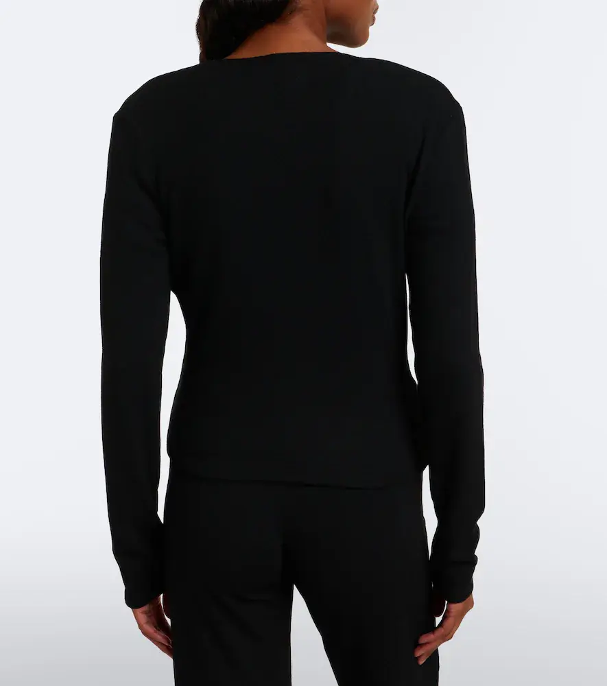 LESET Lauren jersey wrap top | Thumbnail 6 LESET Lauren jersey wrap top | Thumbnail 6