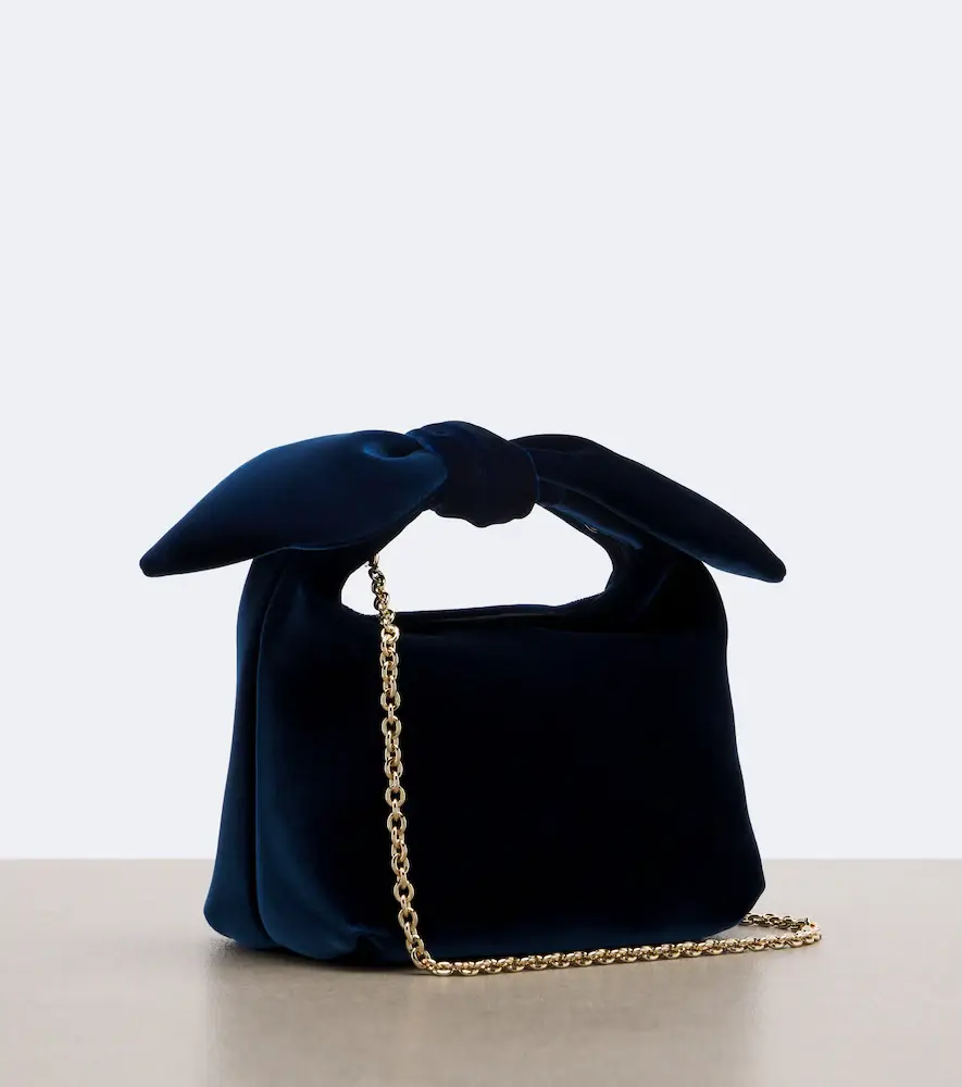 Aquazzura Bow Tie Mini velvet top-handle bag | Thumbnail 3 Aquazzura Bow Tie Mini velvet top-handle bag | Thumbnail 3