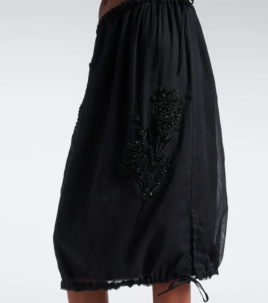 Prada Embellished midi skirt | Thumbnail 4 Prada Embellished midi skirt | Thumbnail 4