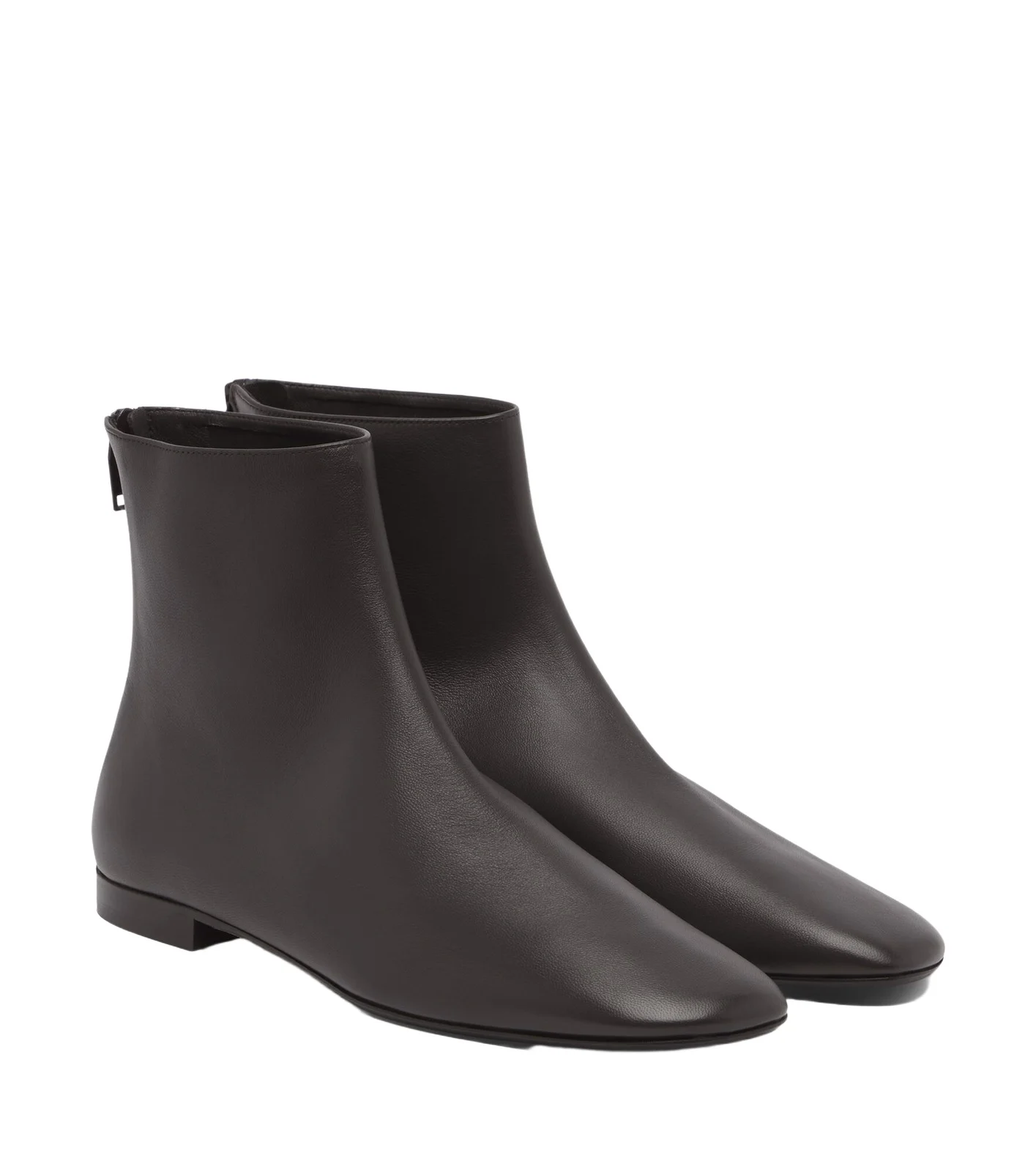 TOTEME Leather ankle boots