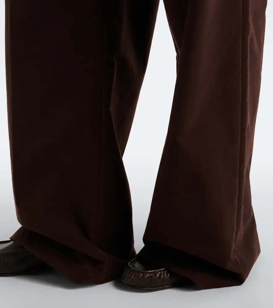 Brunello Cucinelli Cotton wide-leg pants | Thumbnail 3