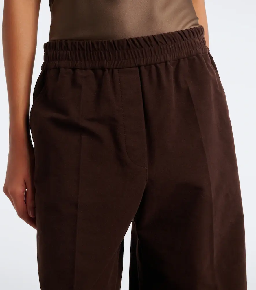 Brunello Cucinelli Cotton wide-leg pants | Thumbnail 5