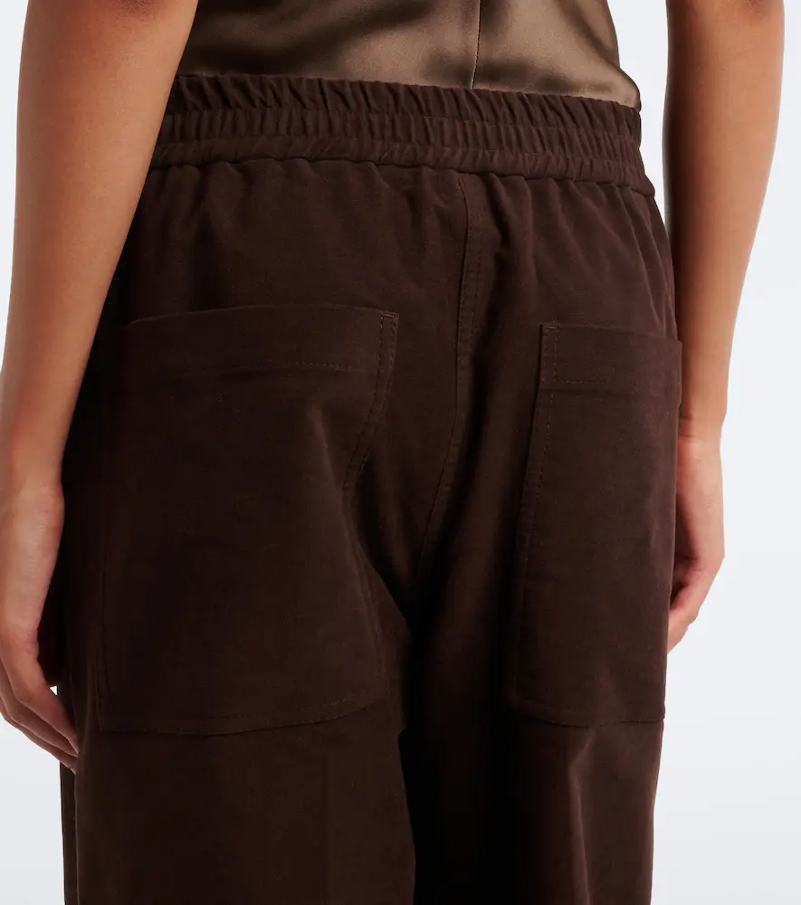 Brunello Cucinelli Cotton wide-leg pants | Thumbnail 6