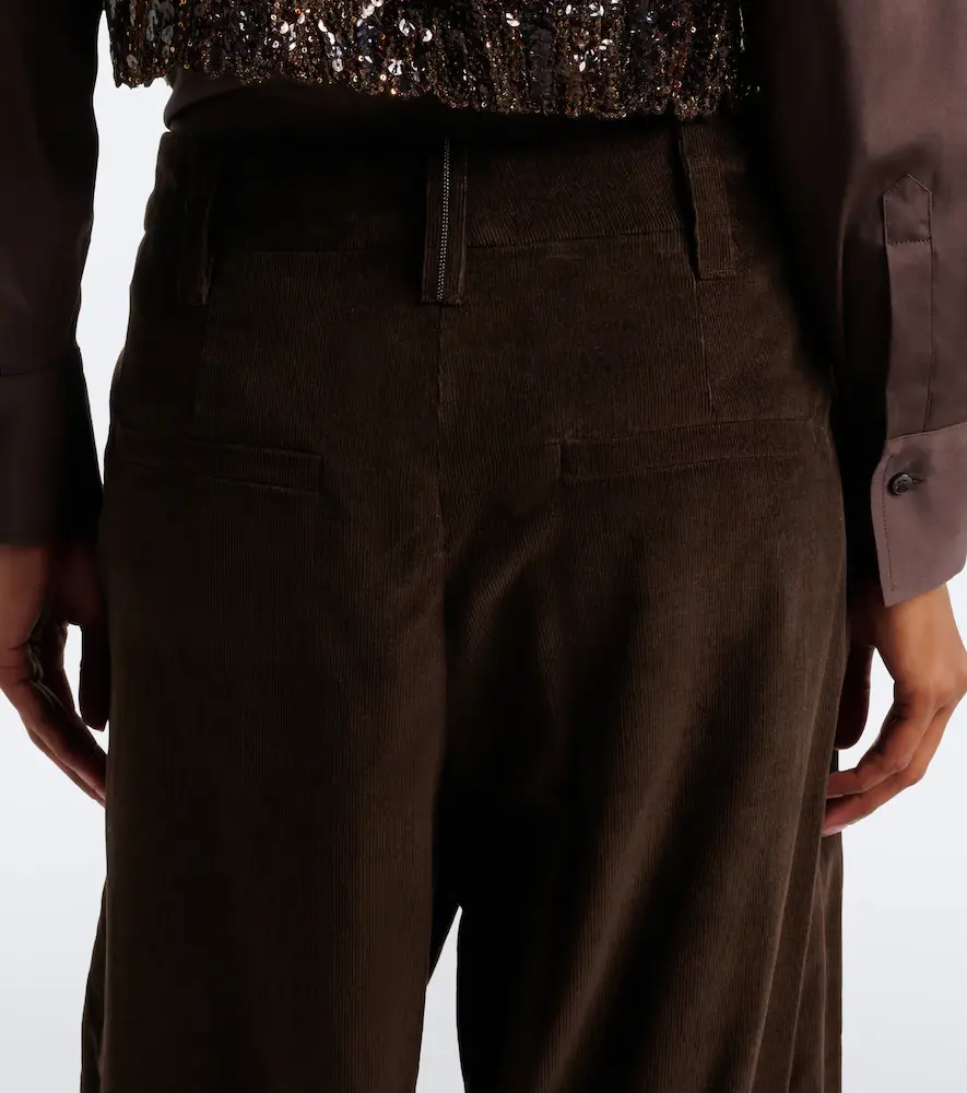 Brunello Cucinelli Monili corduroy wide-leg pants | Thumbnail 6 Brunello Cucinelli Monili corduroy wide-leg pants | Thumbnail 6