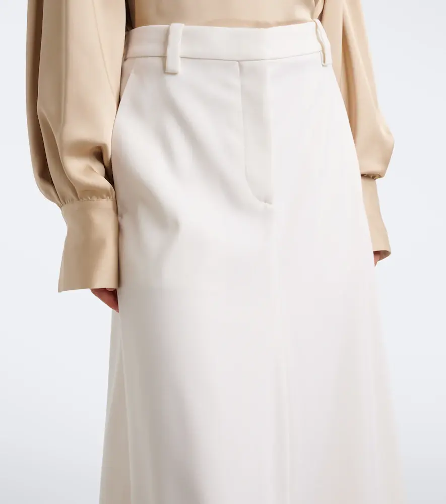 Brunello Cucinelli Monili wool midi skirt | Thumbnail 2