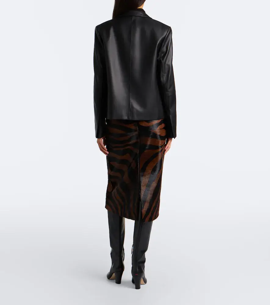 Simkhai Tobiana zebra-print calf hair midi skirt | Thumbnail 2 Simkhai Tobiana zebra-print calf hair midi skirt | Thumbnail 2