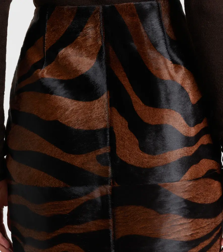 Simkhai Tobiana zebra-print calf hair midi skirt | Thumbnail 5 Simkhai Tobiana zebra-print calf hair midi skirt | Thumbnail 5