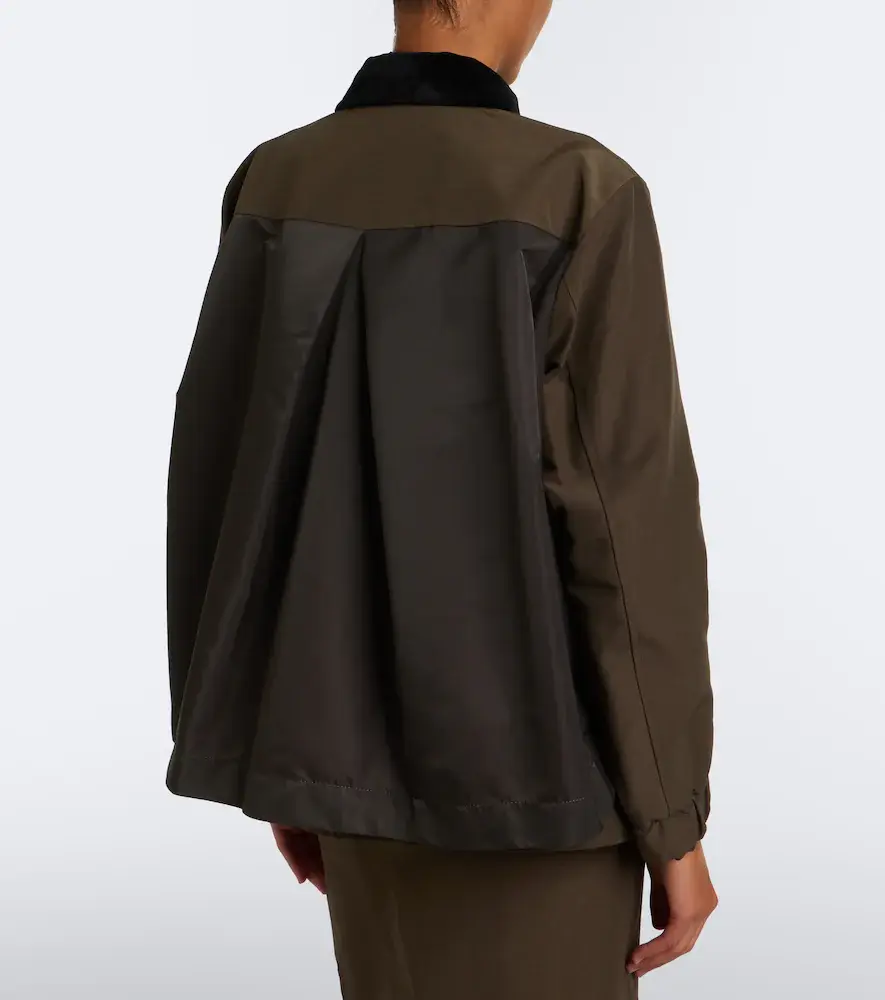 Sacai Cotton-blend blouson jacket | Thumbnail 2 Sacai Cotton-blend blouson jacket | Thumbnail 2