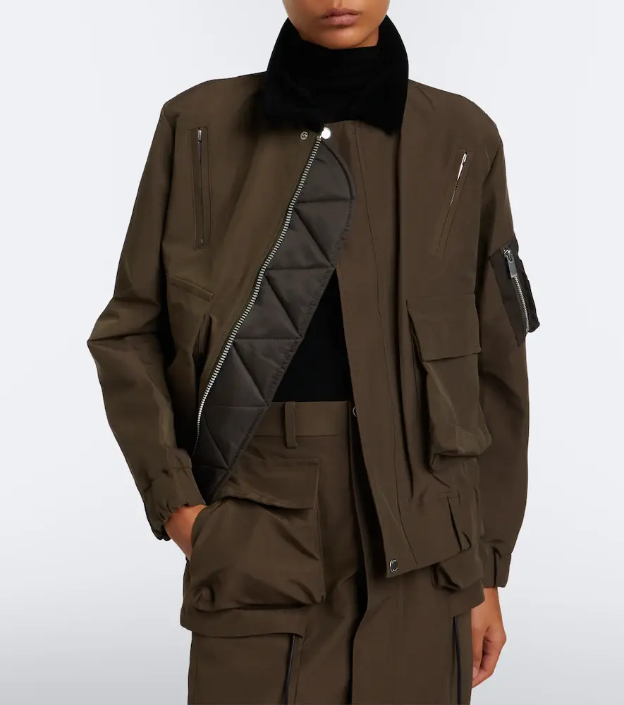 Sacai Cotton-blend blouson jacket | Thumbnail 5 Sacai Cotton-blend blouson jacket | Thumbnail 5