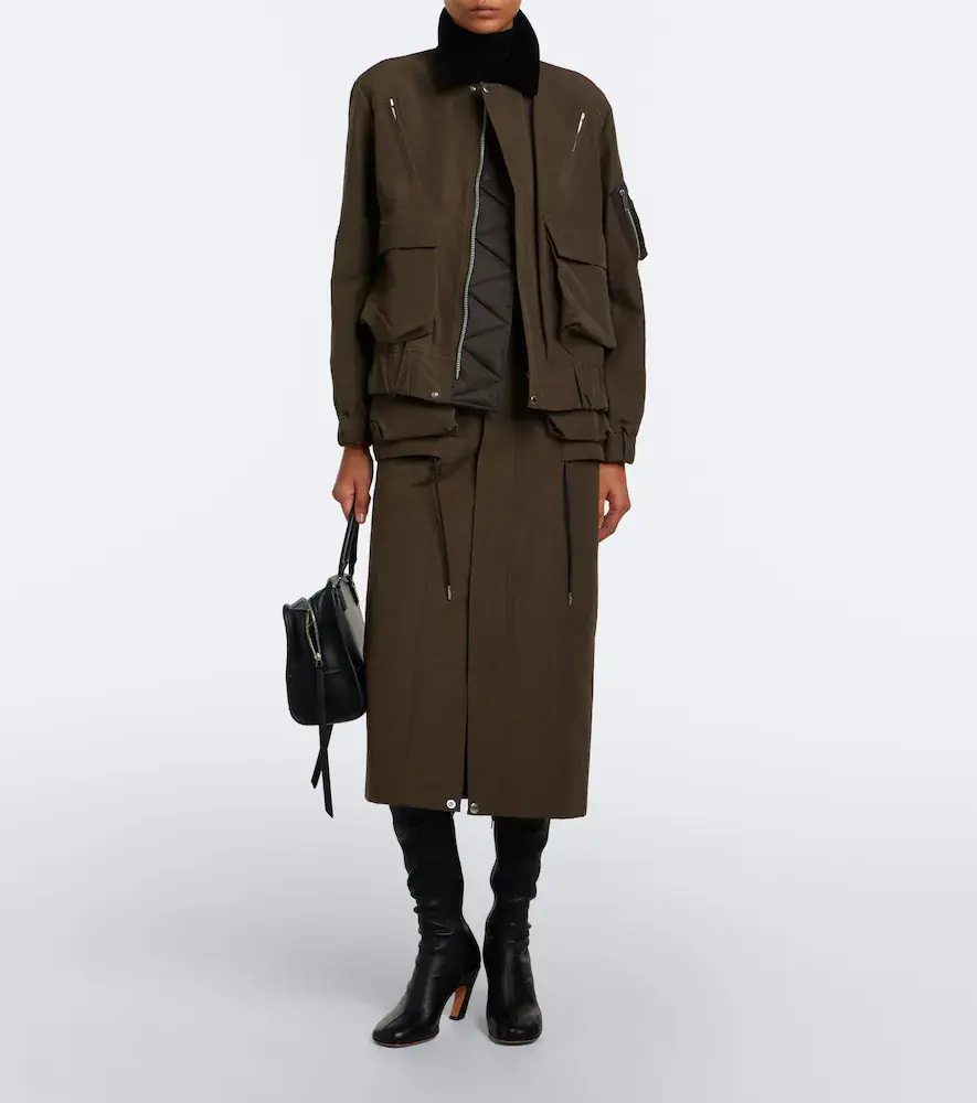 Sacai Cotton-blend blouson jacket | Thumbnail 6 Sacai Cotton-blend blouson jacket | Thumbnail 6